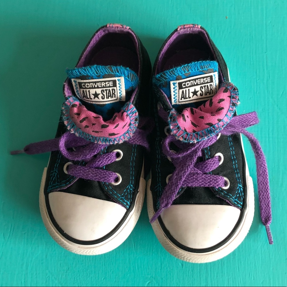 Converse Double Tongue Star Girls' Shoe